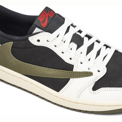 Jordan 1 Retro Low Travis Scott Olive (Women's) UK 8/9 - In Stock