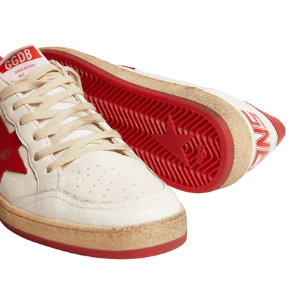 Golden Goose Ball Star in white leather