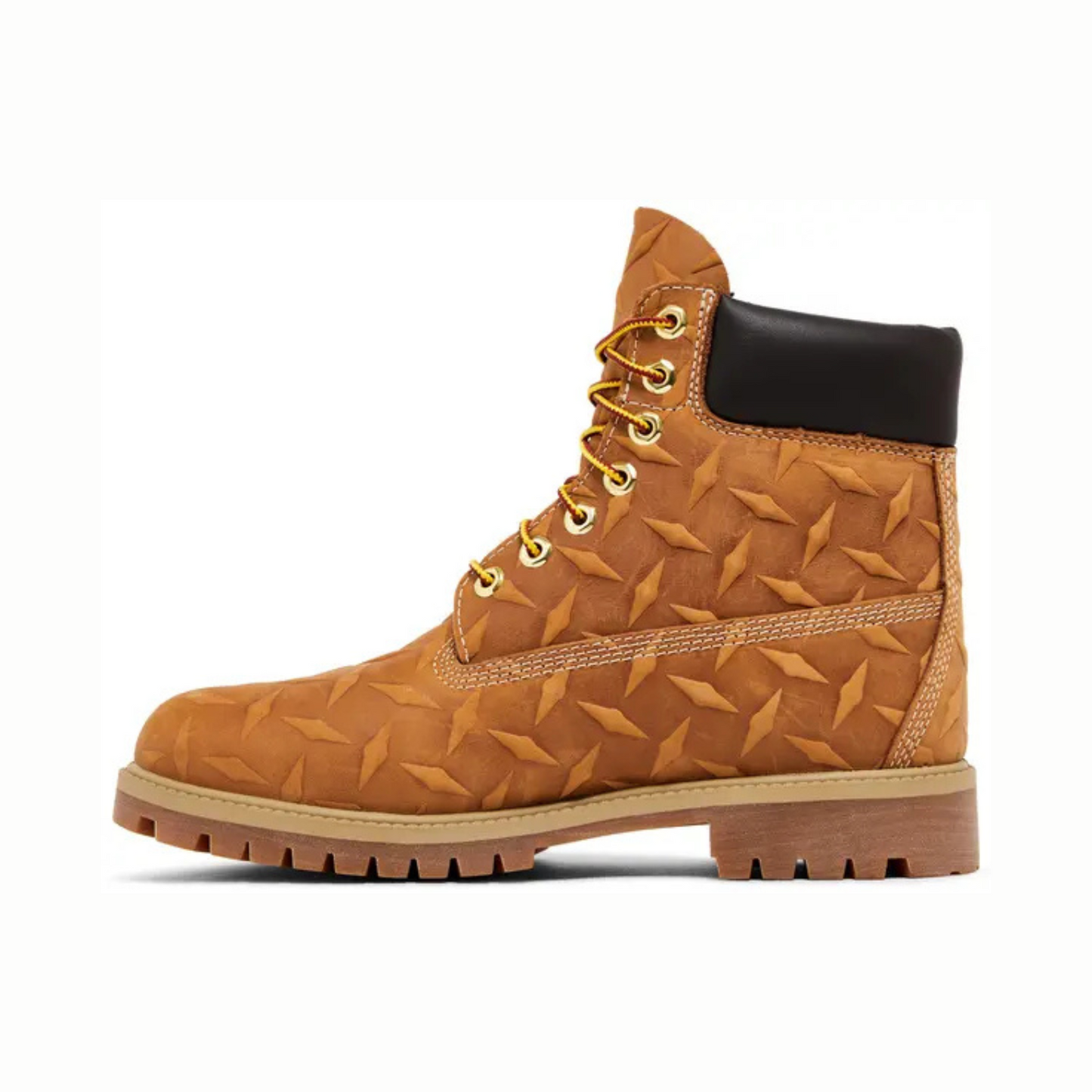 Timberland 6" Premium Waterproof Boot Supreme Diamond Plate Wheat