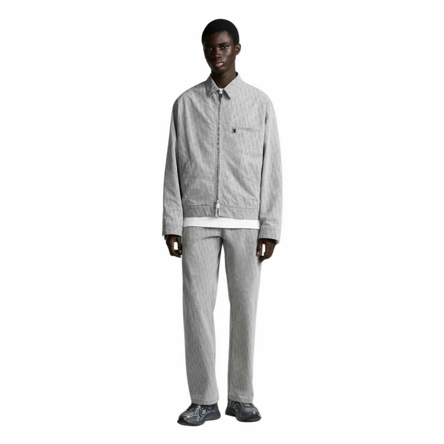 Dior Oblique Zipped Blouson Jacket
