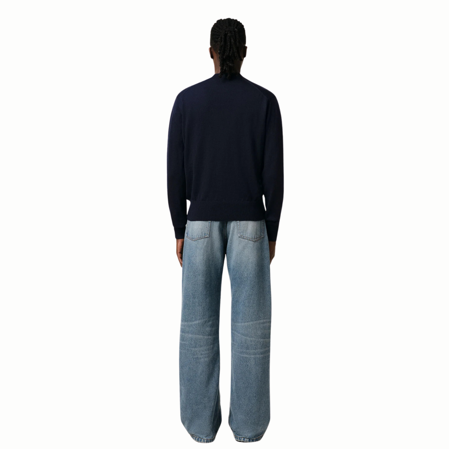 Ami De Coeur Embroidery Cardigan Merino Wool